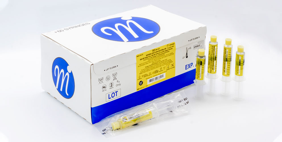 Medefil Heparin I.V. Flush Syringe 100 Units/mL