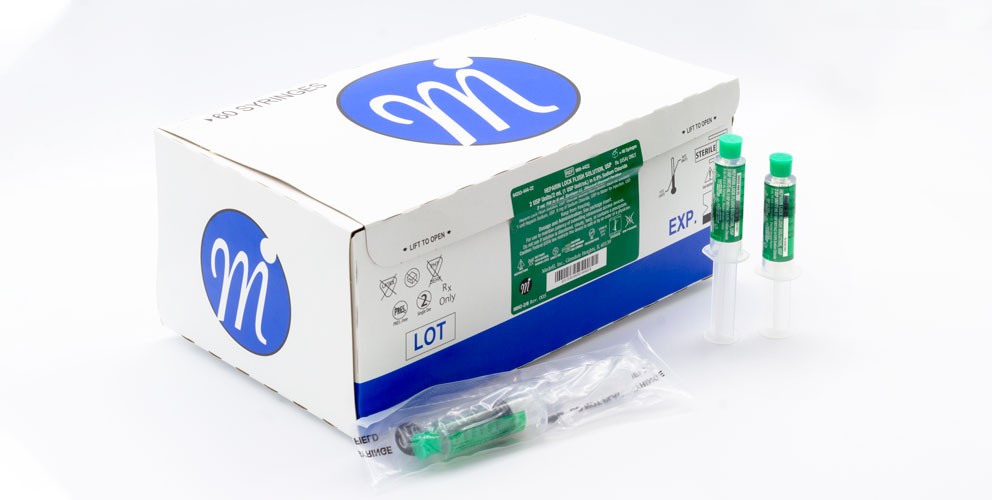 Medefil Heparin I.V. Flush Syringe 1 Unit/mL